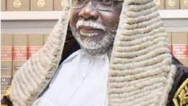 Buhari swears in Justice Olukayode Ariwoola as Ag. CJN